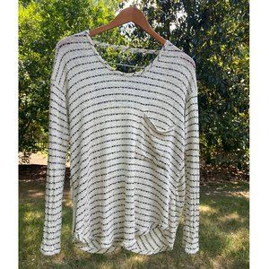 Free People Draped back long sleeve